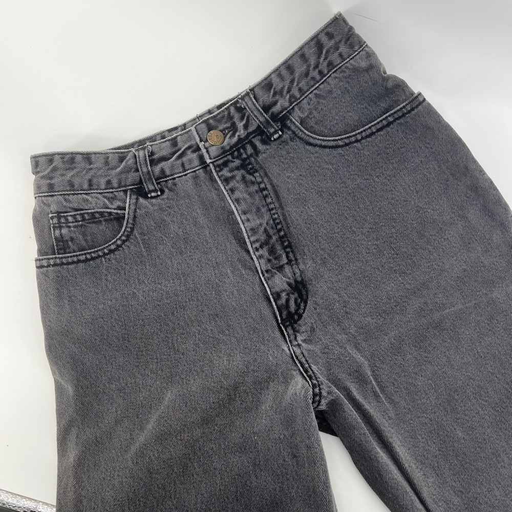 Vintage Guess Georges Marciano Black Acid Wash Denim Shorts High Rise USA 30
